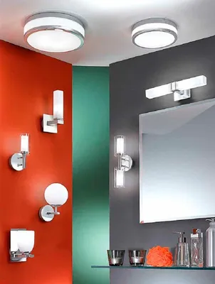 Световые акценты: лампы, создающие атмосферу в ванной комнате (фото)