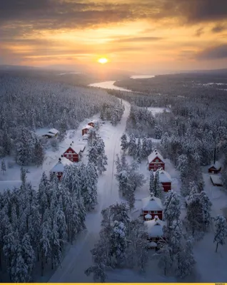 Снежная симфония: 39 фотографий Лапландии в разных форматах