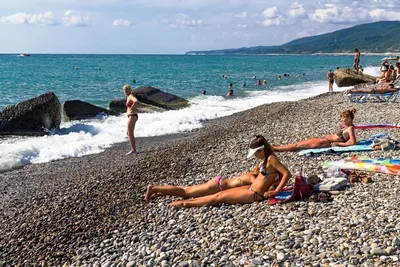 Фотографии Лазаревского сочи пляжа: место, где время останавливается