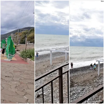 Лазаревское: фотографии с пляжа с разными временами года