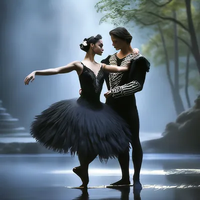 HD рисунок Лебединого озера балет - погрузитесь в прекрасный мир балета