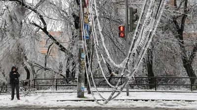 Московская атмосфера: Фотографии ледяного дождя