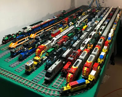 Фотка Лего поезда: Размеры изображения на выбор