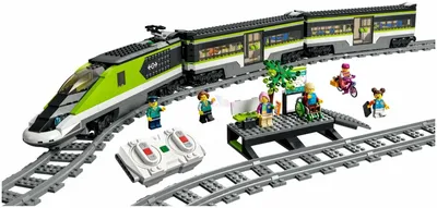 Изображение Лего поезда в PNG формате