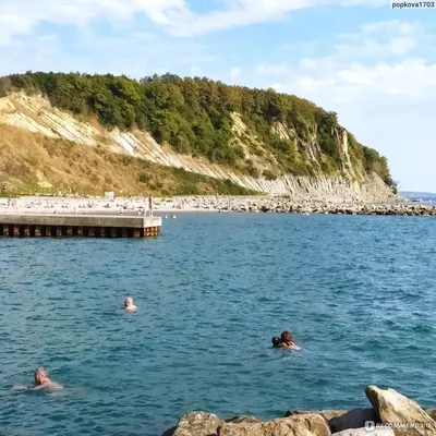 Очарование прибрежного пейзажа на фото Лермонтово моря