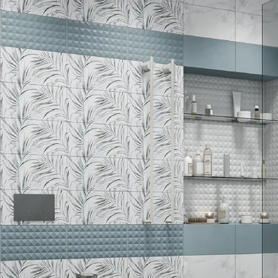 Уникальные дизайны плитки для ванной от Леруа Мерлен