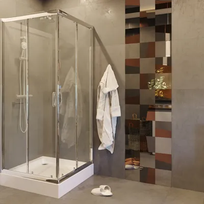 Обновите свою ванную комнату с помощью плитки от Леруа Мерлен: фото