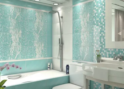 Вдохновение для создания идеальной ванной комнаты: фото Леруа Мерлен плитки