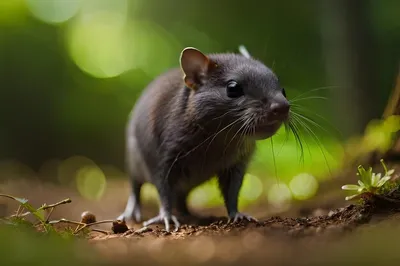 Фото крысы в формате PNG