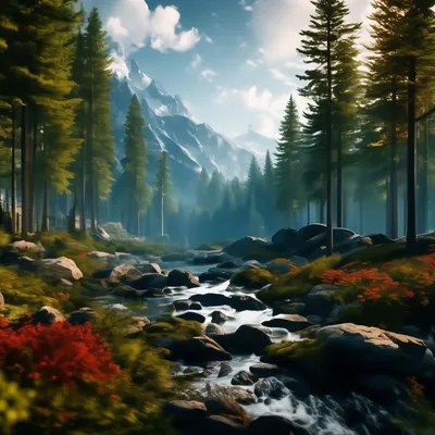 Лес в разрешении 4K: Природа в высоком качестве