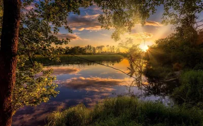 Фотографии заката: впечатляющие изображения летнего времени года