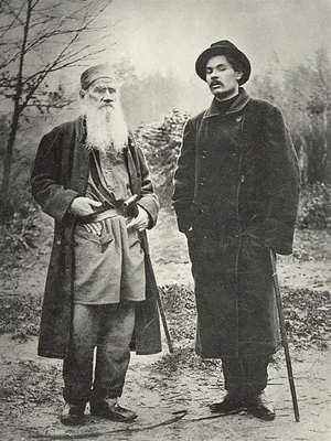 Картинка Льва Толстого - фотопортрет