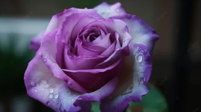 Красивая лиловая роза на изображении: выберите размер