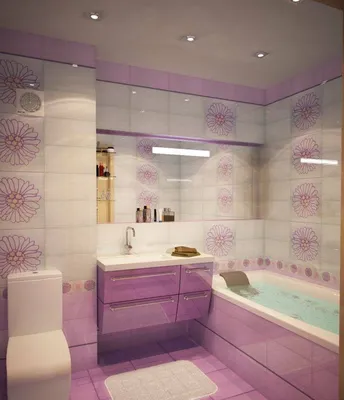 Лиловая ванная комната: фотографии с возможностью выбора формата