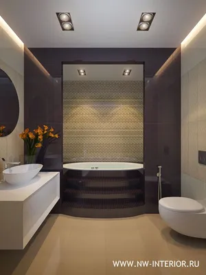 Лиловая ванная комната: фотографии для дизайна интерьера