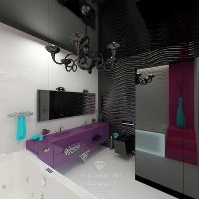 Фото Лиловой ванной комнаты: создайте свою оазис красоты