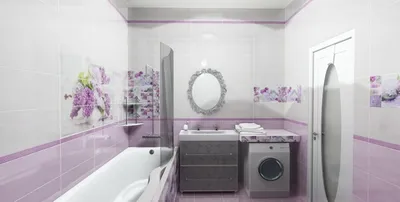 Лиловая ванная комната: идеи для роскошного интерьера