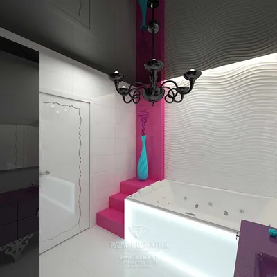 Лиловая ванная комната: фото с изысканными деталями