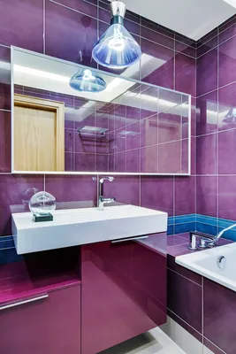 Фото Лиловой ванной комнаты: создайте свою роскошную оазисную зону