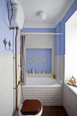 Красивые фото в лиловой ванной комнате