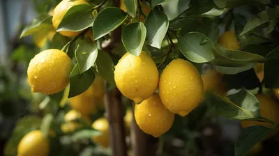 Лимонное дерево: воплощение южных ландшафтов