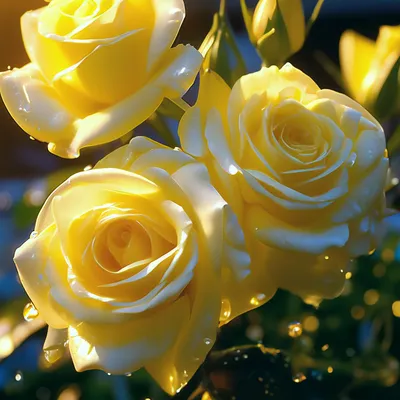 Лимонные розы в различных размерах и форматах: jpg, png, webp