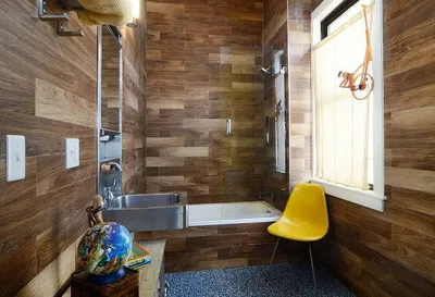 Идеи дизайна ванной комнаты с использованием линолеума