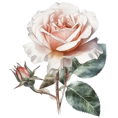 Листья розы со специальными эффектами - Фото jpg