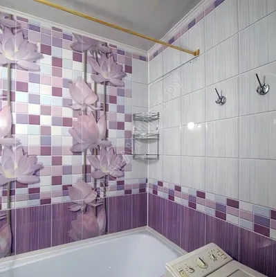 Фотографии ванных комнат с использованием листовых панелей пвх