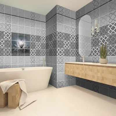 Фотографии современных ванных комнат с листовыми панелями пвх