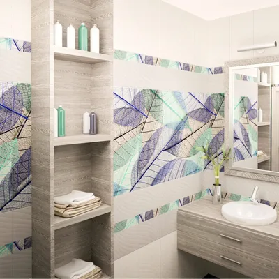 Арт-фото листовых панелей ПВХ для ванной
