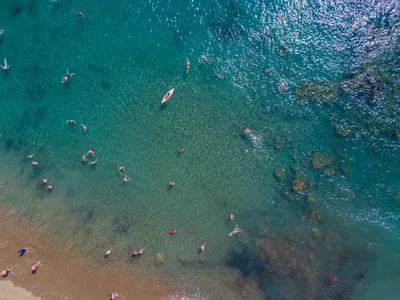 Рисунки закатов на море в HD качестве