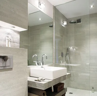 Эффективное освещение в маленькой ванной комнате: лучшие фотоидеи