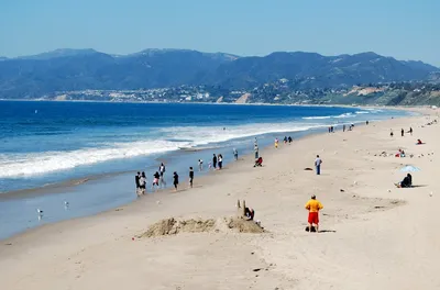 Удивительные изображения Лос-Анджелес пляжа