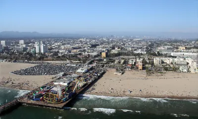 Фотографии Лос-Анджелес пляжа с впечатляющими пейзажами