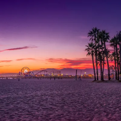 Лос-Анджелес пляж: фото и картинки для социальных сетей
