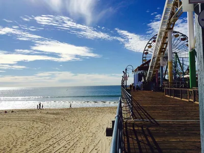 Лос-Анджелес пляж: место, где сбываются мечты, запечатленное на фотографиях