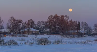 Лунная красота зимой: Разнообразие форматов и размеров