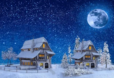 Лунные моменты зимой: Разнообразие форматов и размеров