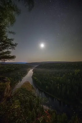 Фотографии Лунной ночи: магия ночного неба на фото