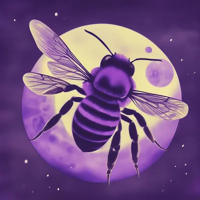 Фото Лунной пчелы с возможностью выбора размера и формата