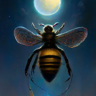 Фото Лунной пчелы: природное чудо.