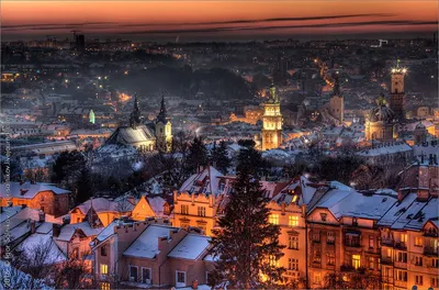 Львова зимой фотографии