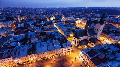 Зимний Львов в Высоком Разрешении: Фотографии для Загрузки