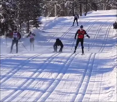 Скачать смешное изображение лыжника в высоком качестве