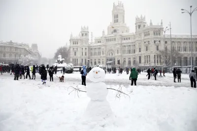 Зимняя атмосфера Мадрида в фотографиях: выбор размера изображения
