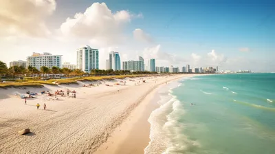 Исследуйте Майами бич пляжи через объектив фотокамеры