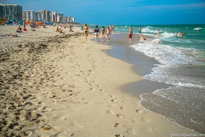 Исследуйте Майами бич пляжи через объектив фотокамеры