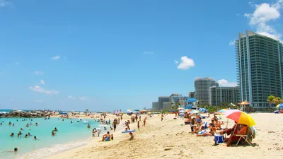 Скачать бесплатно фото Маями пляжа в Full HD
