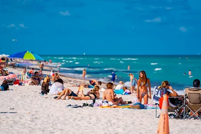 Изображения Маями пляжа в 4K разрешении